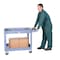 Vestil Plastic Utility Cart, 2 Shelves, 24.5 x 36, Foam Plastic, 550 lb Load Capacity, 2 Shelves, 25.5" W PLSC-2-2436 - alternate 2